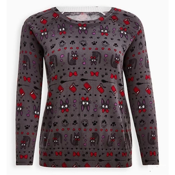 Studio Ghibli Kiki's Delivery Service Pullover Sweater size 3X Torrid - Picture 2 of 11